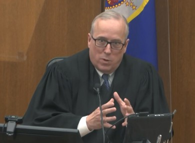 Hennepin County Judge Peter Cahill discusses motions before the court today