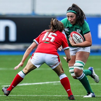 Fryday braces for contact against Wales.