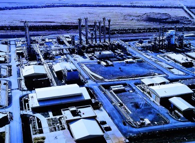 A screengrab from a video showing Iran's Natanz uranium enrichment plant.