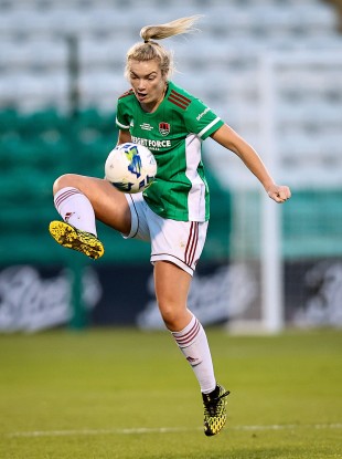Saoirse Noonan on the ball for Cork City last year (file pic).