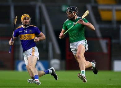 Seamus Callanan and Limerick's Gearoid Hegarty last year.