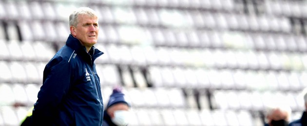 Limerick boss John Kiely during the loss to Galway.