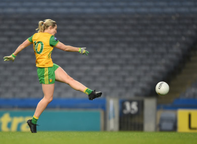 Karen Guthrie scored six points for Donegal.