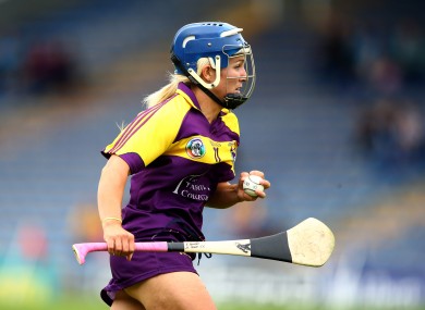 Katrina Parrock in action for Wexford in 2016.