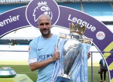 City are champions of England once more (file pic).