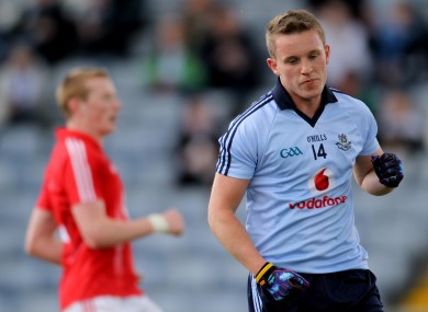 Philip Ryan in action for the Dublin U21s in 2012.