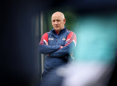 Cork manager Ronan McCarthy.
