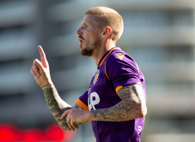 Perth Glory striker Andy Keogh.