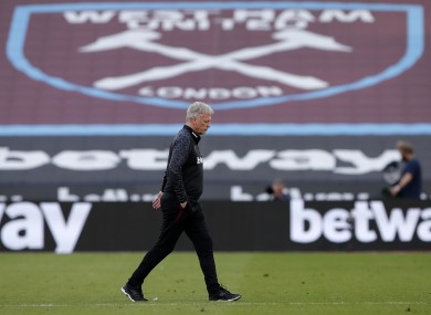 West Ham United manager David Moyes.