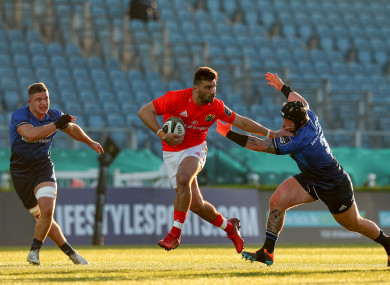 Damian de Allende in action for Munster.