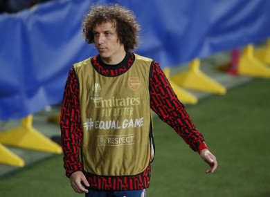 David Luiz (file pic).