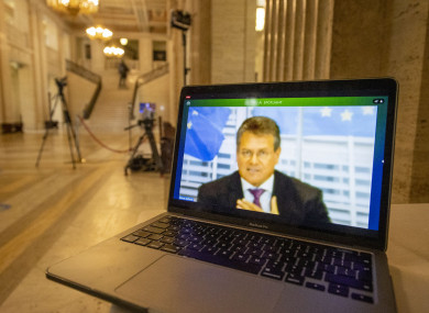 EU’s chief Brexit negotiator and Commission Vice President Maros Sefcovic.