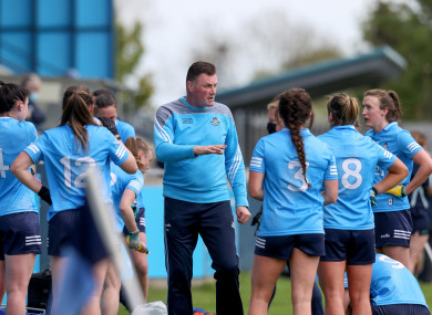 Mick Bohan with his Dublin side.