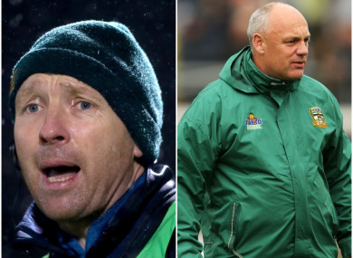 Barry Callaghan (L) and Seán Kelly (R).