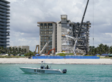 The Champlain Towers collapsed last week.
