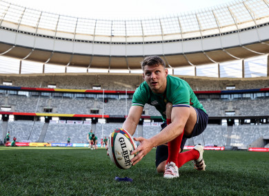 Dan Biggar at Cape Town Stadium yesterday.
