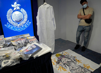 Nine people have been arrested on suspicion of engaging in terrorist activity