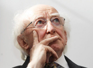 President Michael D Higgins.