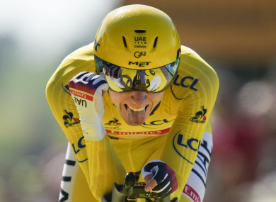 Pogacar will win his second straight TDF, with Jonas Vingegaard and Richard Carapaz in second and third.