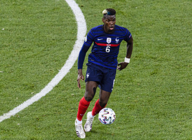 Paul Pogba (file pic).