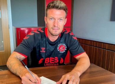 Done deal: Anthony Pilkington to Fleetwood Town.
