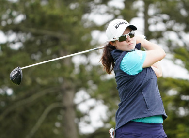 Leona Maguire in action earlier this summer.