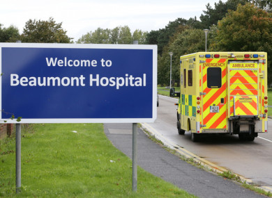 The man is in a serious condition in Beaumont Hospital.