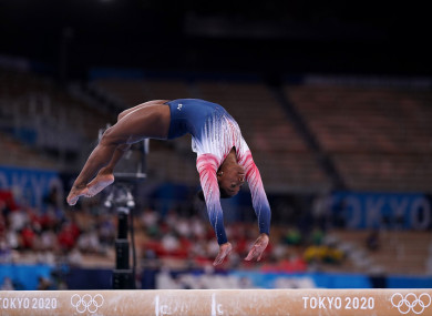 Simone Biles took home a bronze.