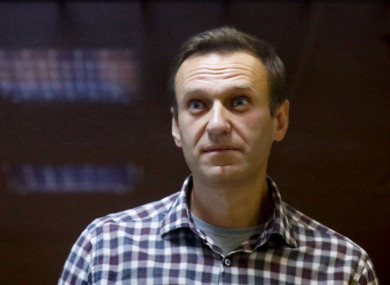 Jailed Russian opposition leader Alexei Navalny