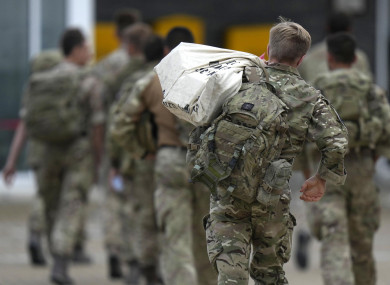 UK troops return to Brize Norton