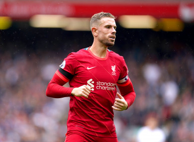 31-year-old Jordan Henderson.