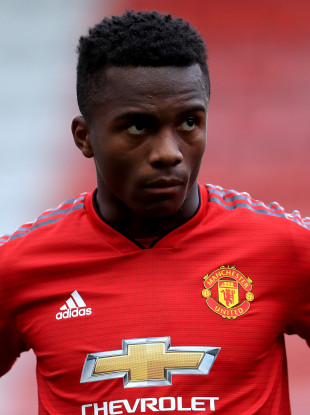 Ethan Laird, Manchester United (file pic).