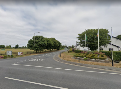 The turn onto the Trim Road at Enfield.