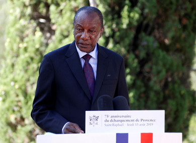 Alpha Conde's popularity has plummeted since he sought a third term last year.