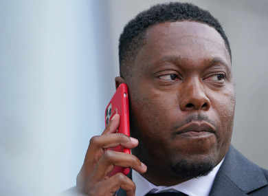 Dizzee Rascal real name Dylan Mills, arrives at Croydon Magistrates’ Court.