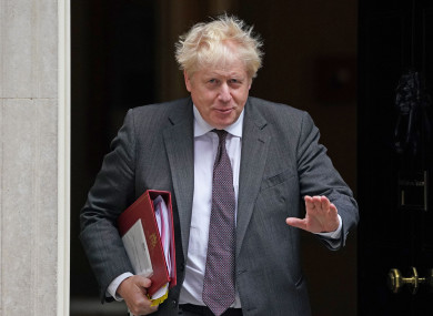 British Prime Minister Boris Johnson