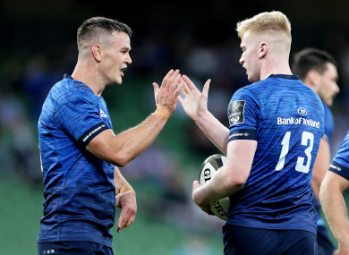 Leinster captain Johnny Sexton,