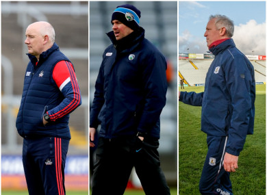 Cork, Laois and Galway all have managerial vacancies