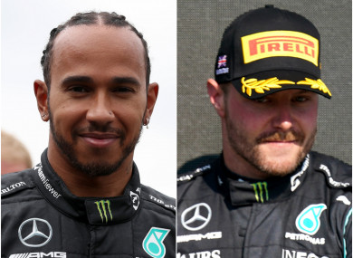 Lewis Hamilton starts 11th on the grid due to a penalty as Valtteri Bottas starts on pole.