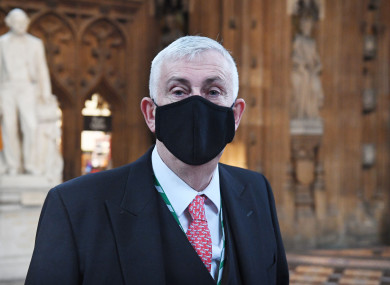 All staff and visitors to the House of Commons will have to wear face masks but the ruling does not apply to MPs