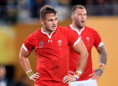 Wales' Hallam Amos (file pic).