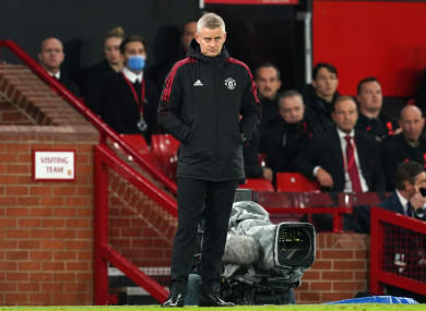 Manchester United manager Ole Gunnar Solskjaer.