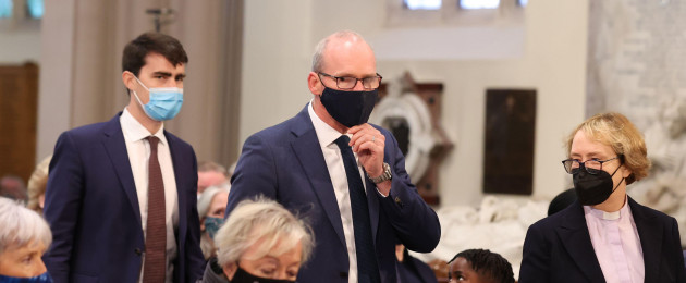 Minister of State Jack Chambers and Minister Simon Coveney.