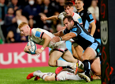 Doak scored a try after coming off the bench last weekend against Glasgow.
