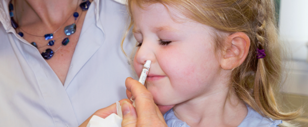 Children aged 2 to 17 can avail of a free flu vaccination by nasal spray.
