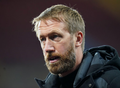 Graham Potter (file pic).
