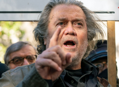 Former White House strategist Steve Bannon