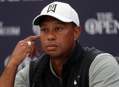 Tiger Woods (file pic).