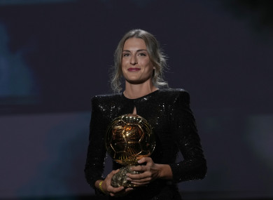 Ballon d'Or winner Alexia Putellas of Barcelona and Spain.