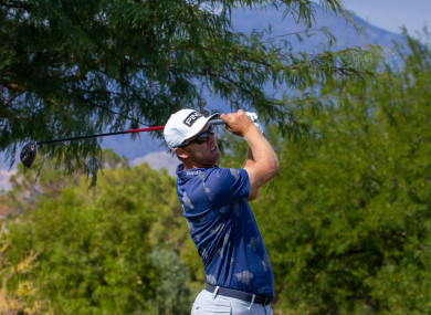 Power is six shots off the lead (file photo).